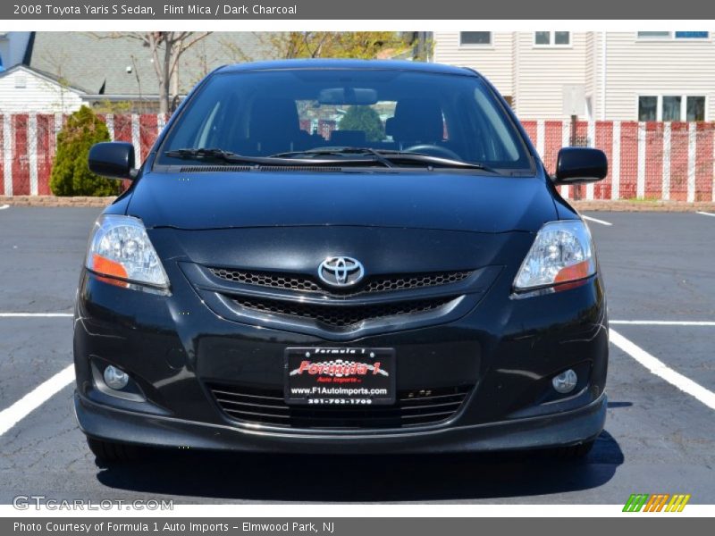 Flint Mica / Dark Charcoal 2008 Toyota Yaris S Sedan