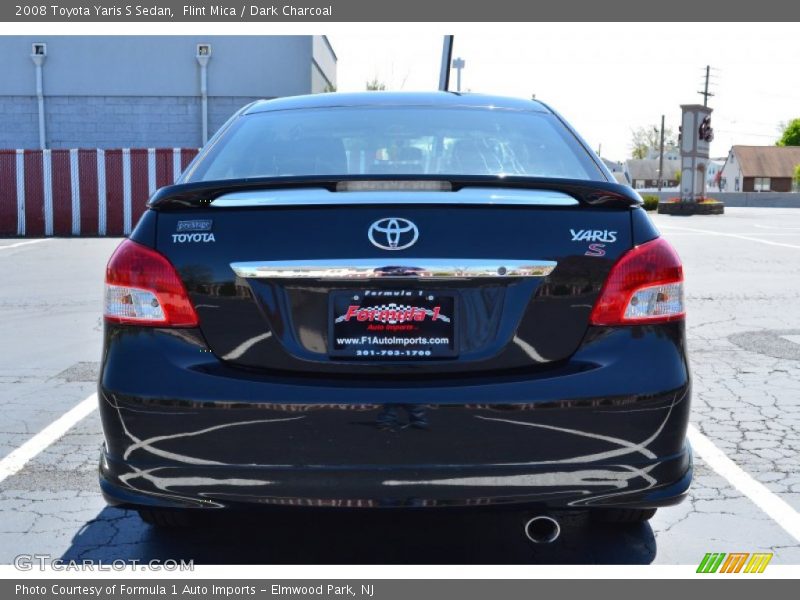 Flint Mica / Dark Charcoal 2008 Toyota Yaris S Sedan