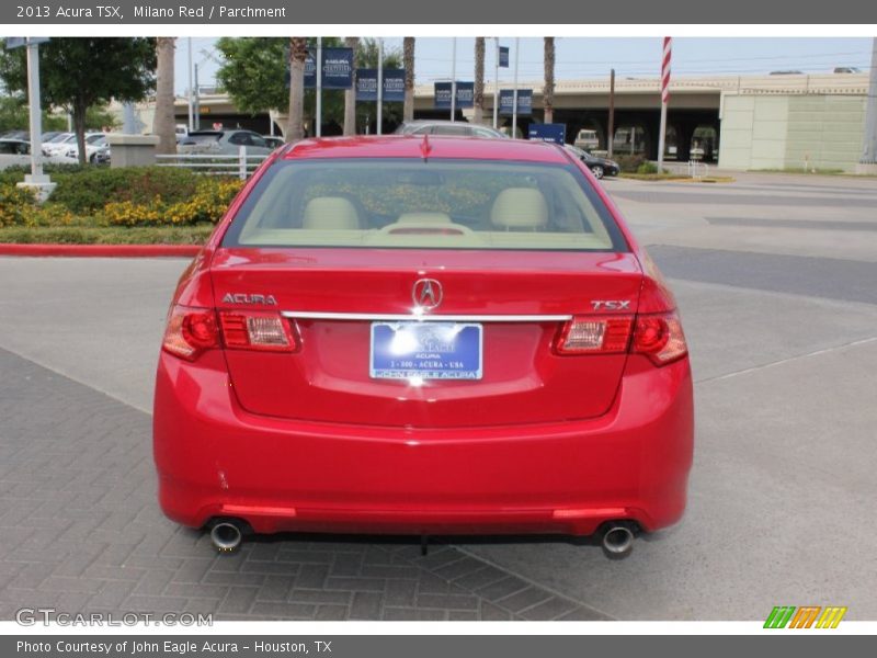 Milano Red / Parchment 2013 Acura TSX