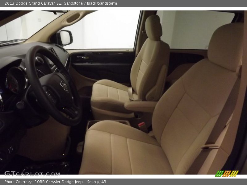 Sandstone / Black/Sandstorm 2013 Dodge Grand Caravan SE