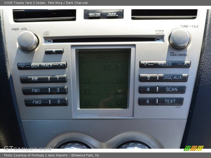 Flint Mica / Dark Charcoal 2008 Toyota Yaris S Sedan