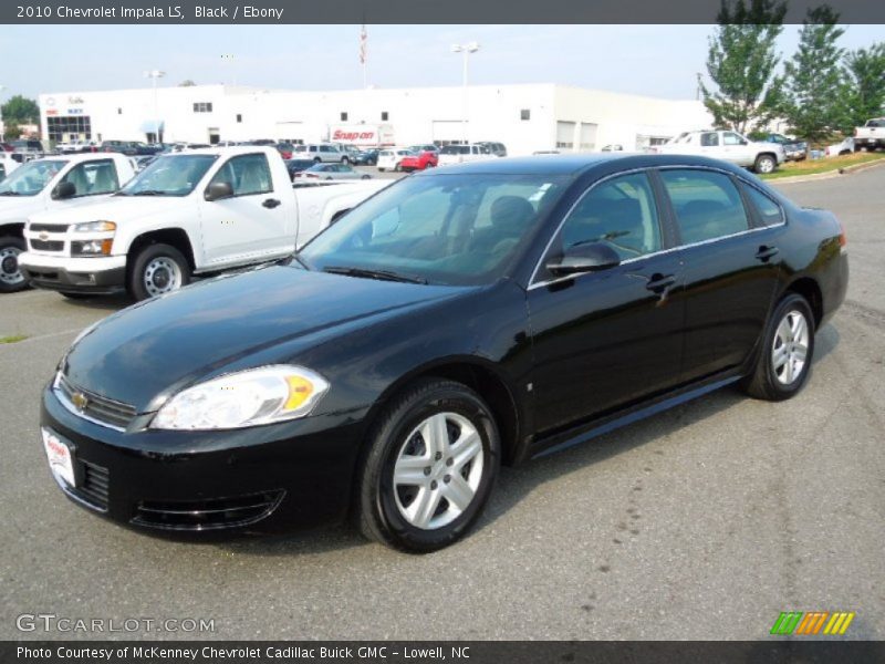 Black / Ebony 2010 Chevrolet Impala LS