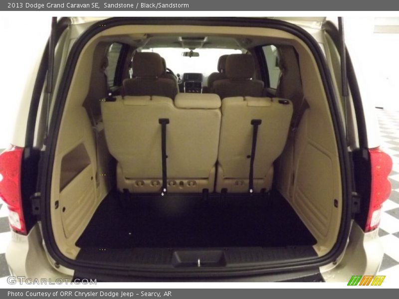 Sandstone / Black/Sandstorm 2013 Dodge Grand Caravan SE