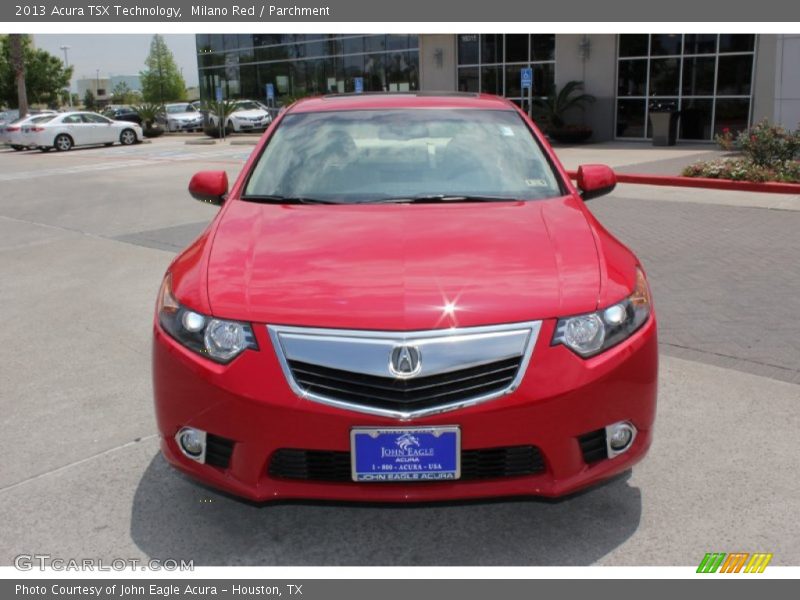 Milano Red / Parchment 2013 Acura TSX Technology
