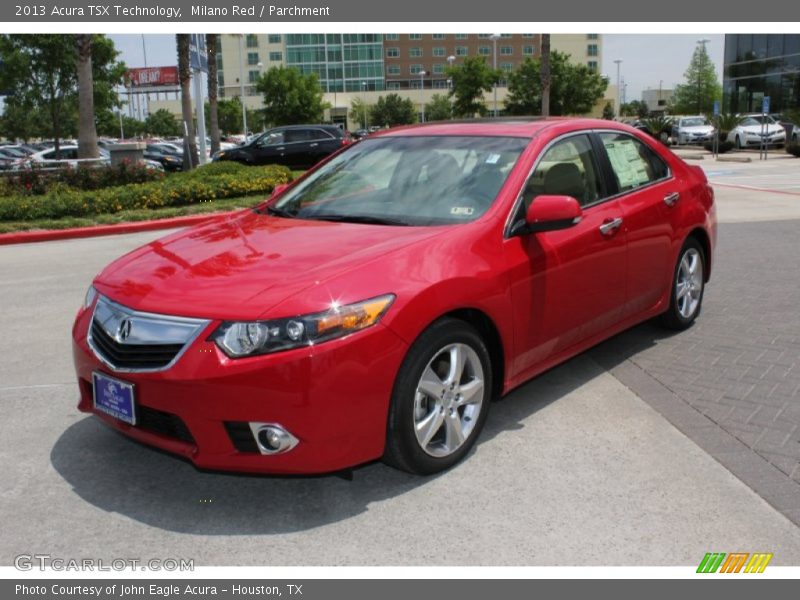 Milano Red / Parchment 2013 Acura TSX Technology