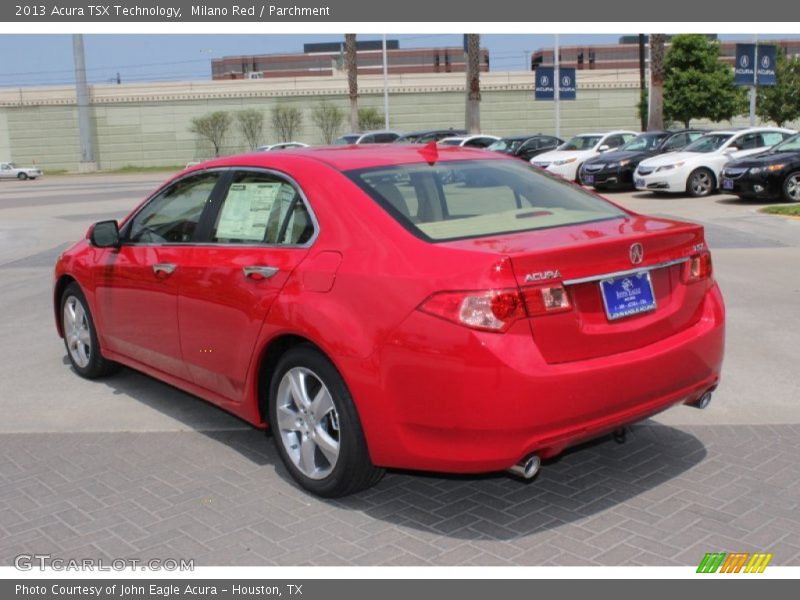 Milano Red / Parchment 2013 Acura TSX Technology