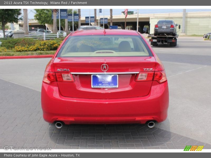 Milano Red / Parchment 2013 Acura TSX Technology