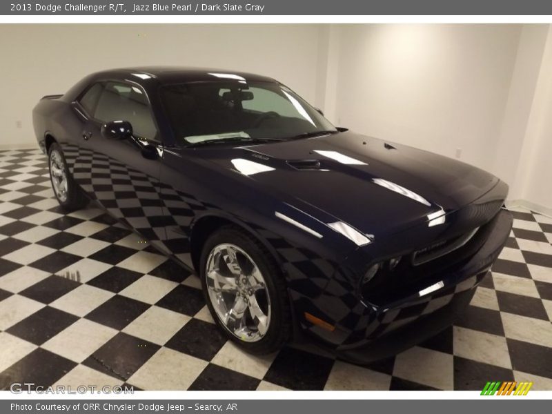 Jazz Blue Pearl / Dark Slate Gray 2013 Dodge Challenger R/T