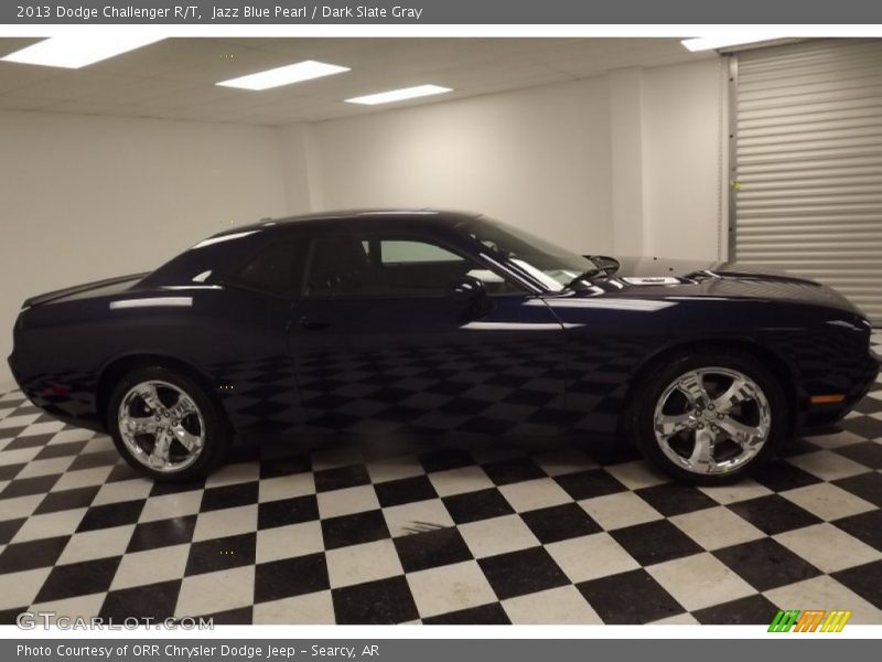 Jazz Blue Pearl / Dark Slate Gray 2013 Dodge Challenger R/T