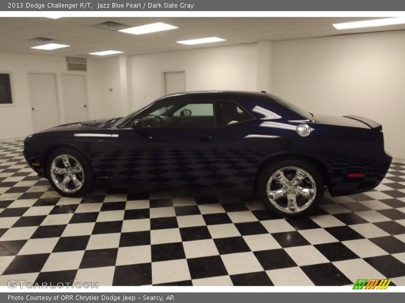 Jazz Blue Pearl / Dark Slate Gray 2013 Dodge Challenger R/T