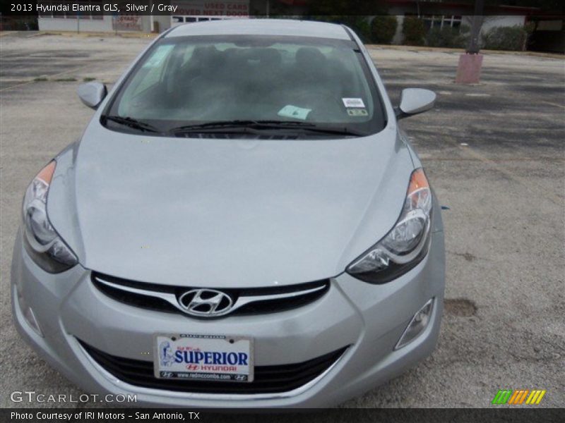 Silver / Gray 2013 Hyundai Elantra GLS