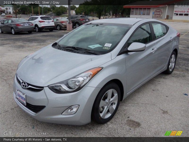 Silver / Gray 2013 Hyundai Elantra GLS