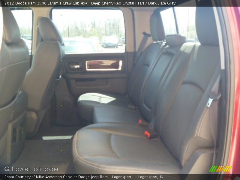 Deep Cherry Red Crystal Pearl / Dark Slate Gray 2012 Dodge Ram 1500 Laramie Crew Cab 4x4