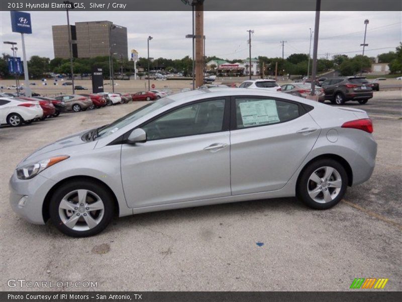 Silver / Gray 2013 Hyundai Elantra GLS