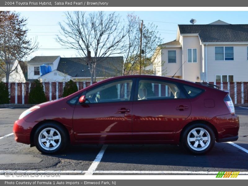 Salsa Red Pearl / Brown/Ivory 2004 Toyota Prius Hybrid