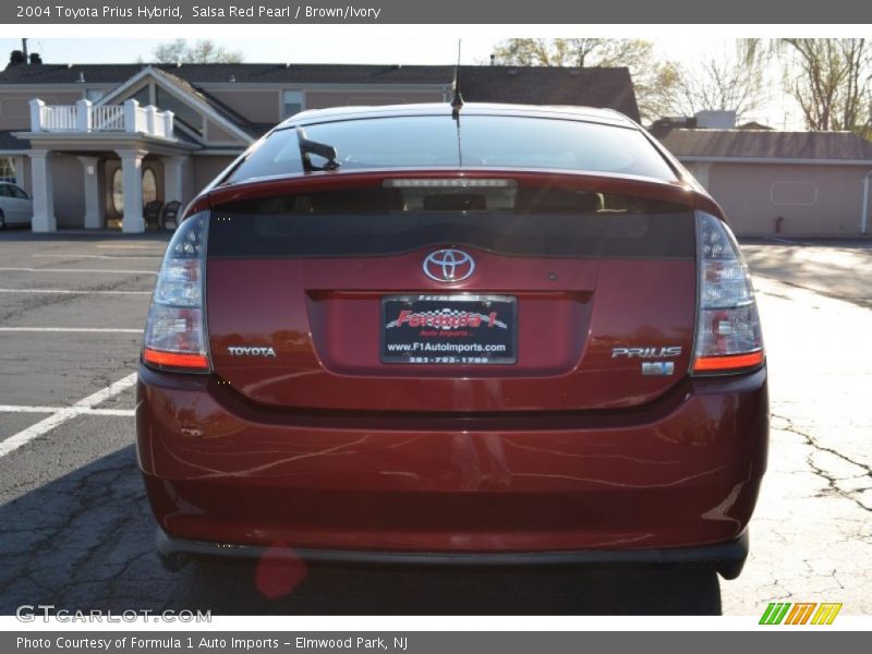 Salsa Red Pearl / Brown/Ivory 2004 Toyota Prius Hybrid