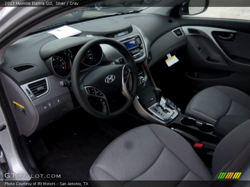 Silver / Gray 2013 Hyundai Elantra GLS