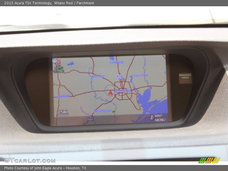 Milano Red / Parchment 2013 Acura TSX Technology