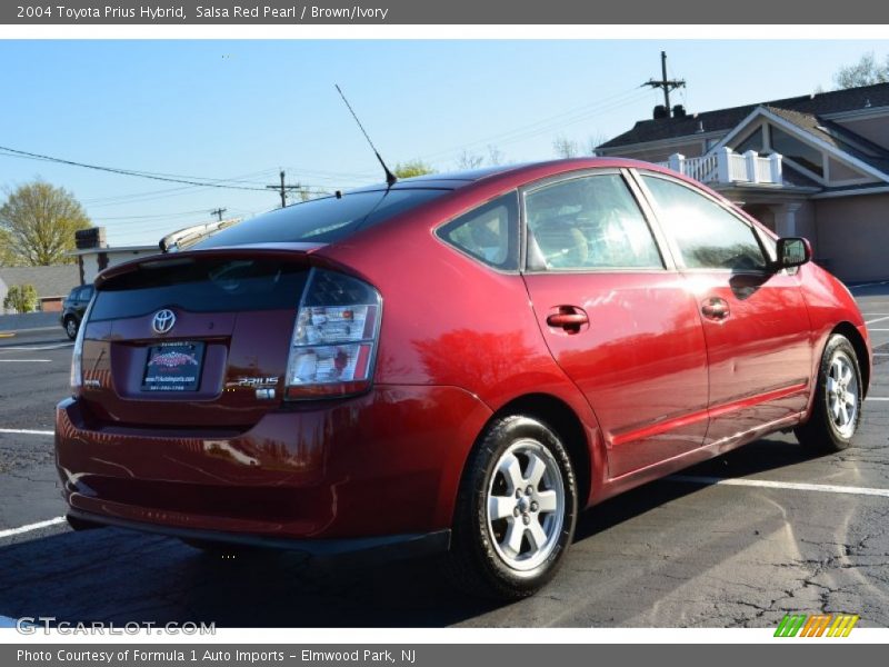Salsa Red Pearl / Brown/Ivory 2004 Toyota Prius Hybrid