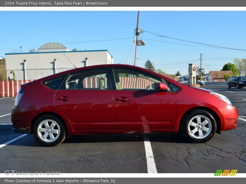 Salsa Red Pearl / Brown/Ivory 2004 Toyota Prius Hybrid