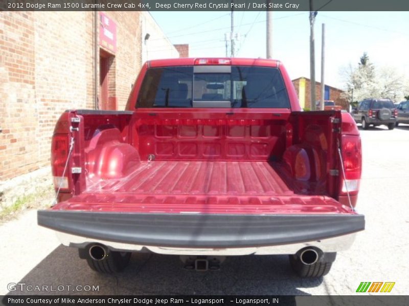 Deep Cherry Red Crystal Pearl / Dark Slate Gray 2012 Dodge Ram 1500 Laramie Crew Cab 4x4