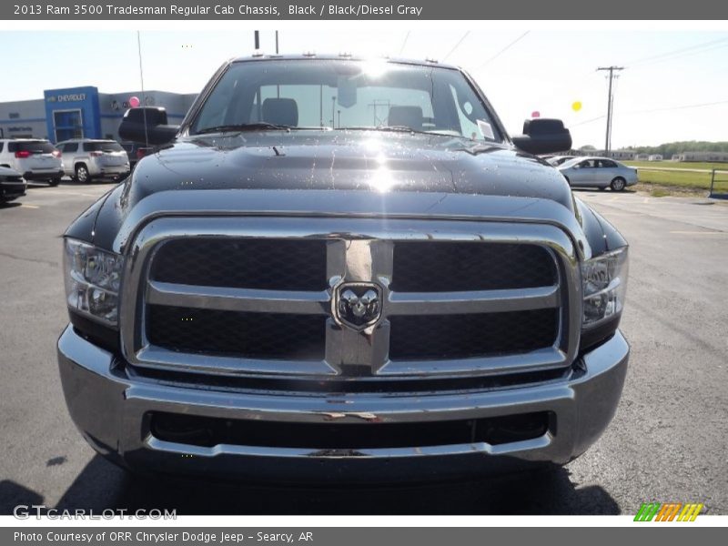 Black / Black/Diesel Gray 2013 Ram 3500 Tradesman Regular Cab Chassis