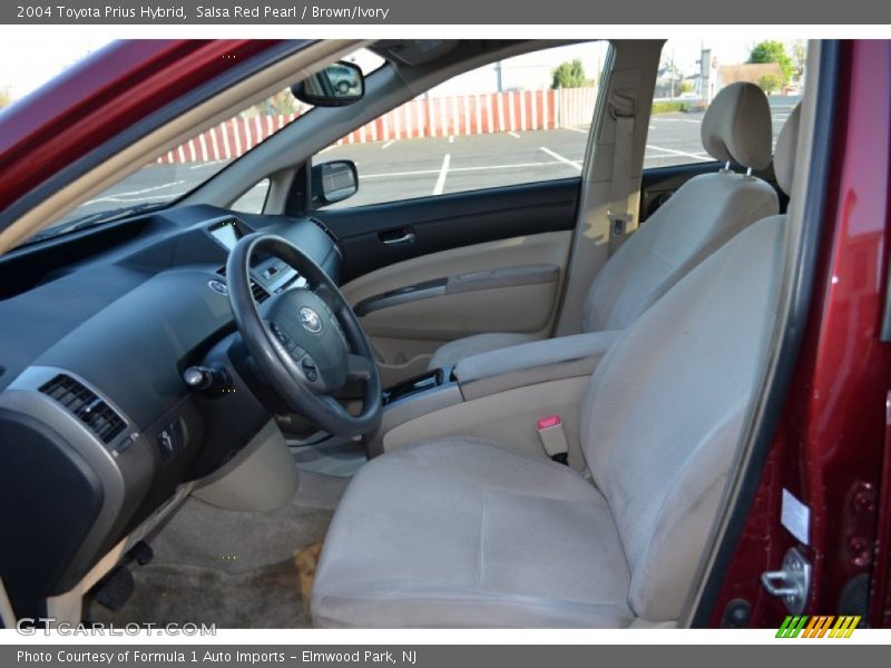 Salsa Red Pearl / Brown/Ivory 2004 Toyota Prius Hybrid