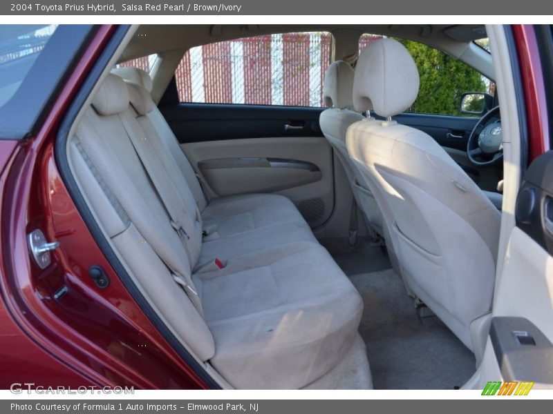 Salsa Red Pearl / Brown/Ivory 2004 Toyota Prius Hybrid