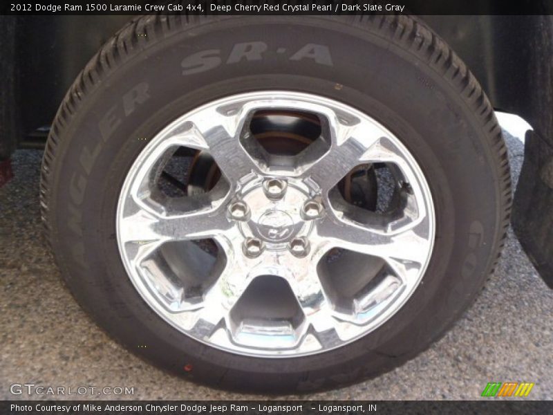 Deep Cherry Red Crystal Pearl / Dark Slate Gray 2012 Dodge Ram 1500 Laramie Crew Cab 4x4
