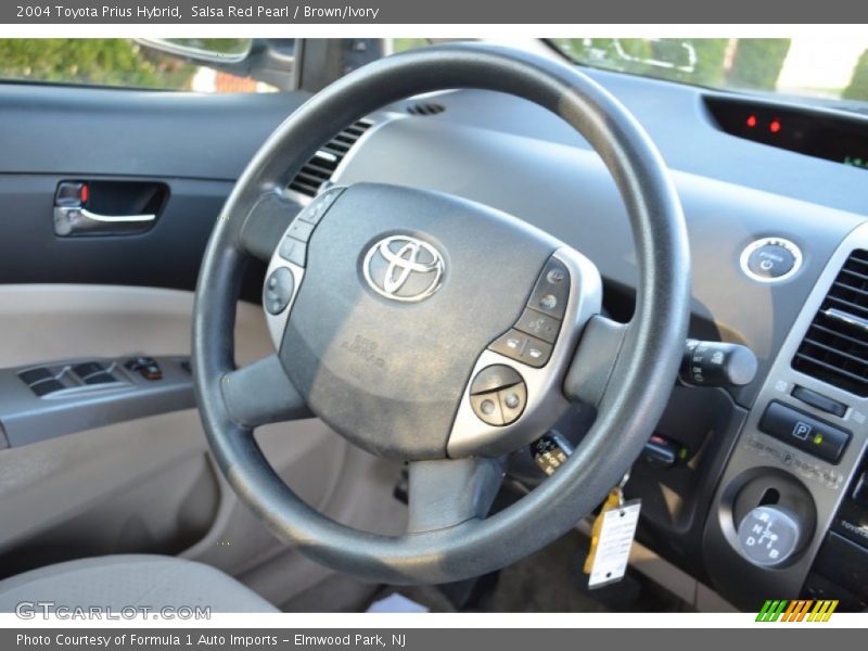 Salsa Red Pearl / Brown/Ivory 2004 Toyota Prius Hybrid