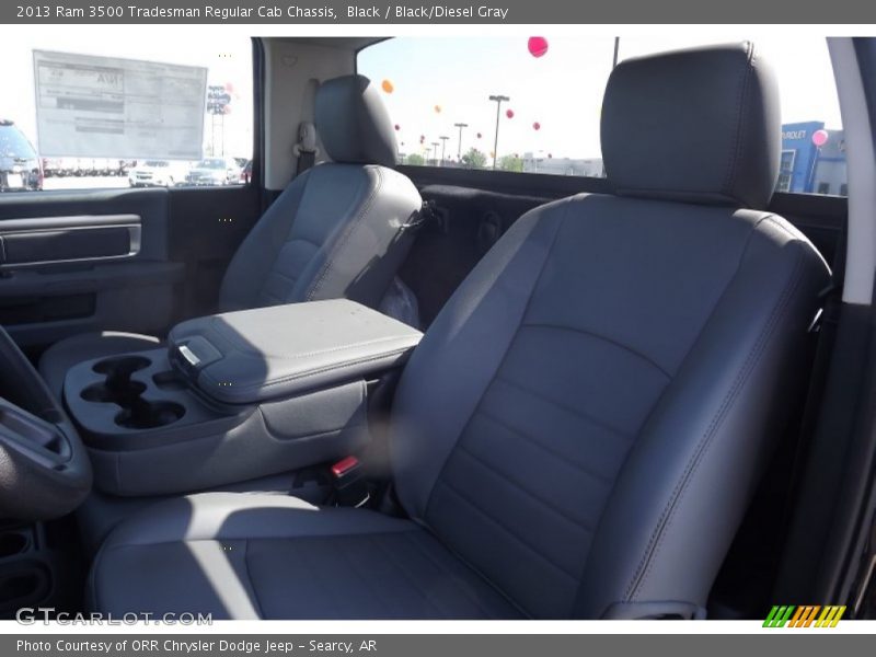 Black / Black/Diesel Gray 2013 Ram 3500 Tradesman Regular Cab Chassis
