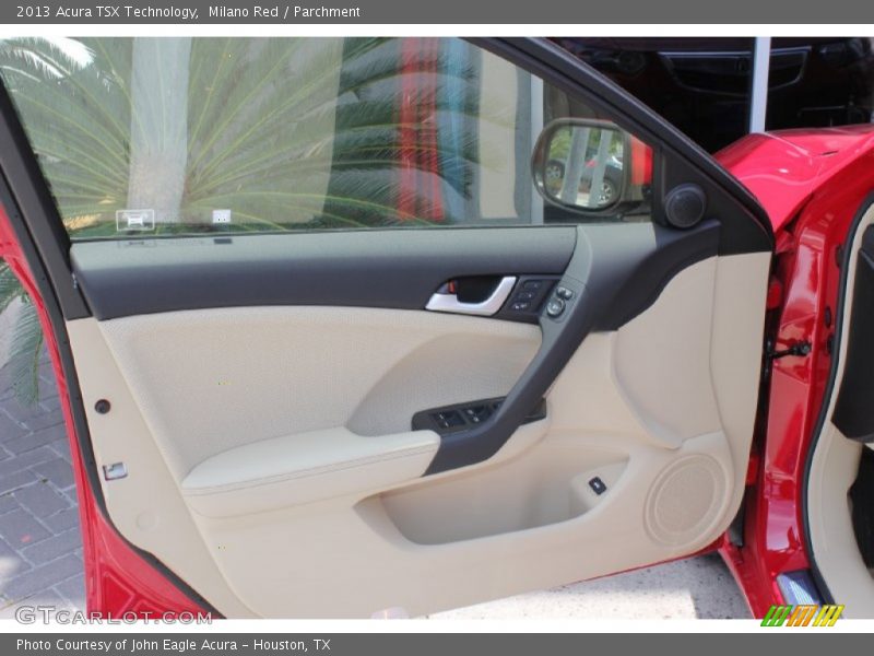 Milano Red / Parchment 2013 Acura TSX Technology