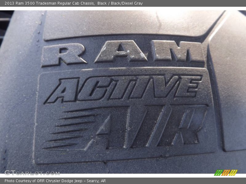 Black / Black/Diesel Gray 2013 Ram 3500 Tradesman Regular Cab Chassis
