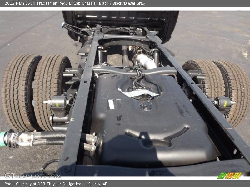 Black / Black/Diesel Gray 2013 Ram 3500 Tradesman Regular Cab Chassis