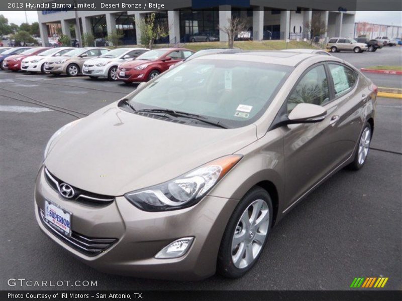 Desert Bronze / Beige 2013 Hyundai Elantra Limited