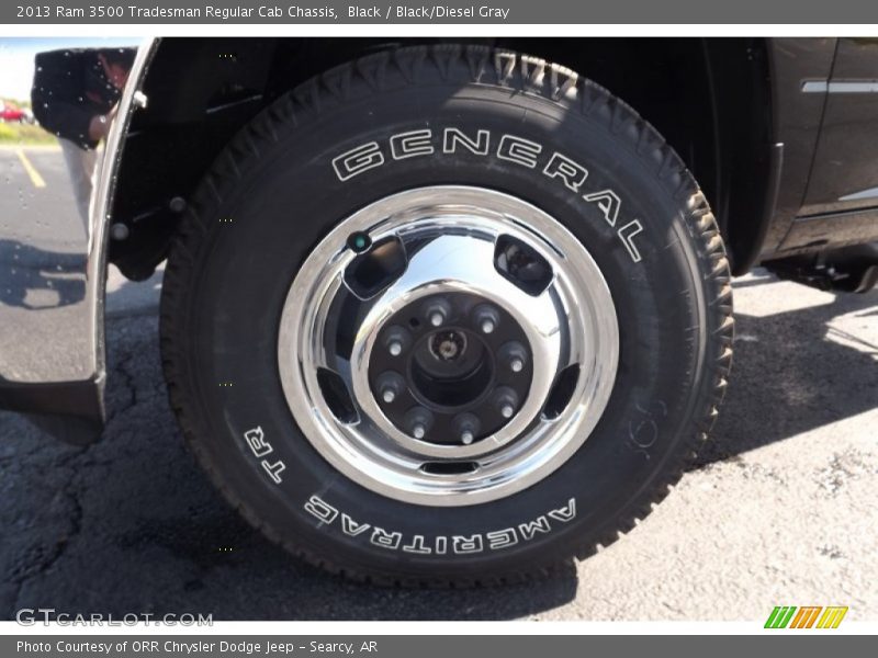 Black / Black/Diesel Gray 2013 Ram 3500 Tradesman Regular Cab Chassis
