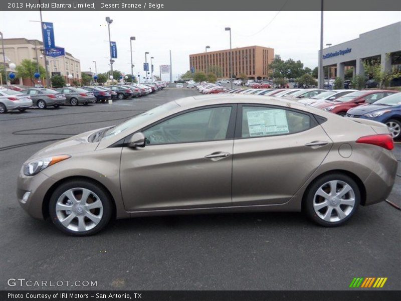Desert Bronze / Beige 2013 Hyundai Elantra Limited