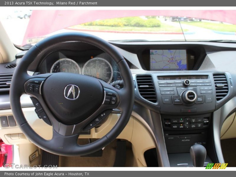 Milano Red / Parchment 2013 Acura TSX Technology