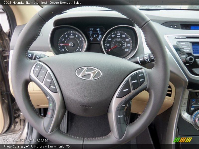 Desert Bronze / Beige 2013 Hyundai Elantra Limited