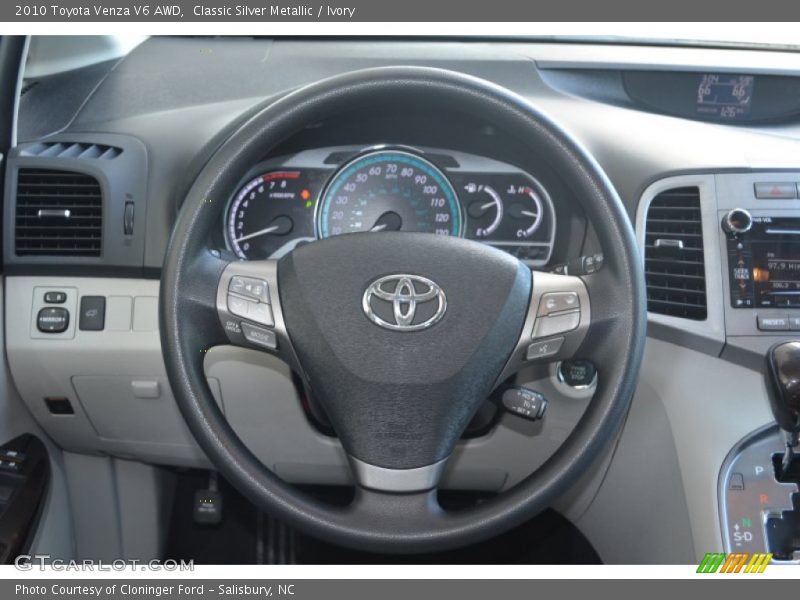 Classic Silver Metallic / Ivory 2010 Toyota Venza V6 AWD