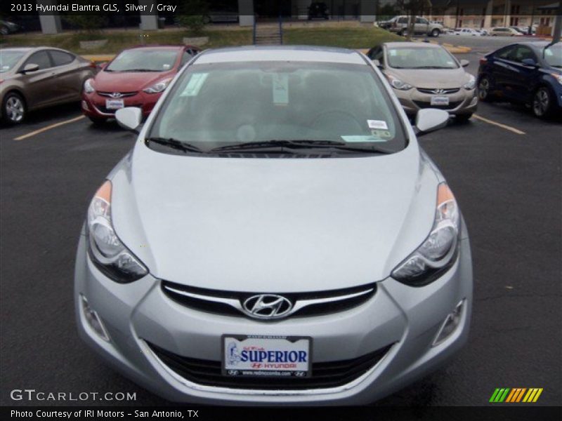 Silver / Gray 2013 Hyundai Elantra GLS