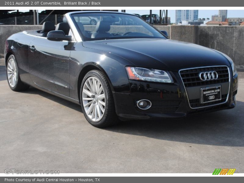 Brilliant Black / Black 2011 Audi A5 2.0T Convertible