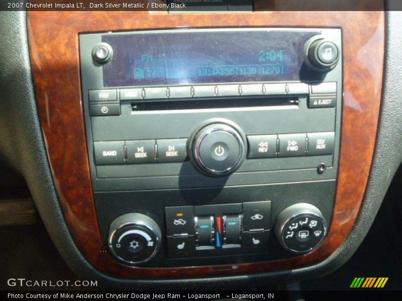 Controls of 2007 Impala LT