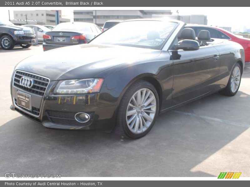 Brilliant Black / Black 2011 Audi A5 2.0T Convertible