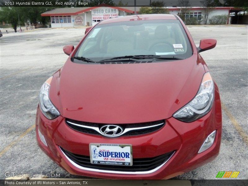 Red Allure / Beige 2013 Hyundai Elantra GLS