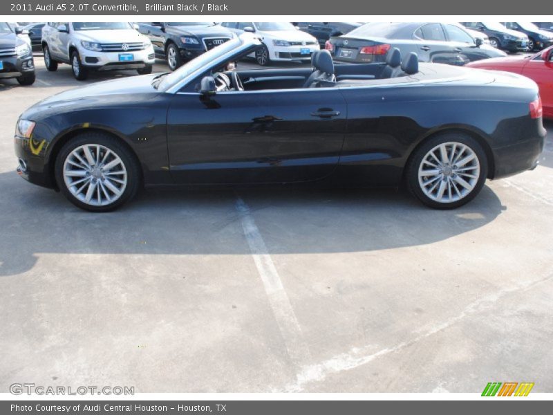 Brilliant Black / Black 2011 Audi A5 2.0T Convertible