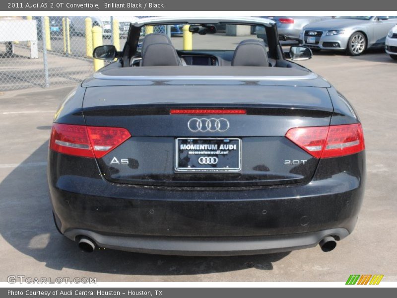 Brilliant Black / Black 2011 Audi A5 2.0T Convertible