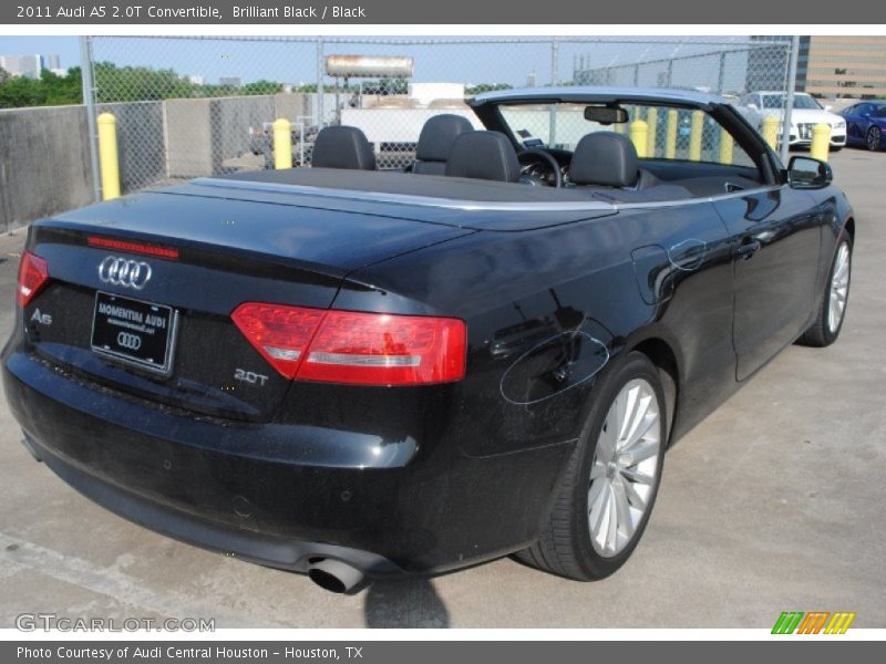 Brilliant Black / Black 2011 Audi A5 2.0T Convertible