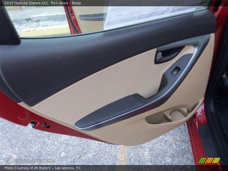 Red Allure / Beige 2013 Hyundai Elantra GLS