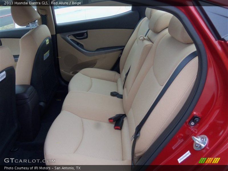 Red Allure / Beige 2013 Hyundai Elantra GLS
